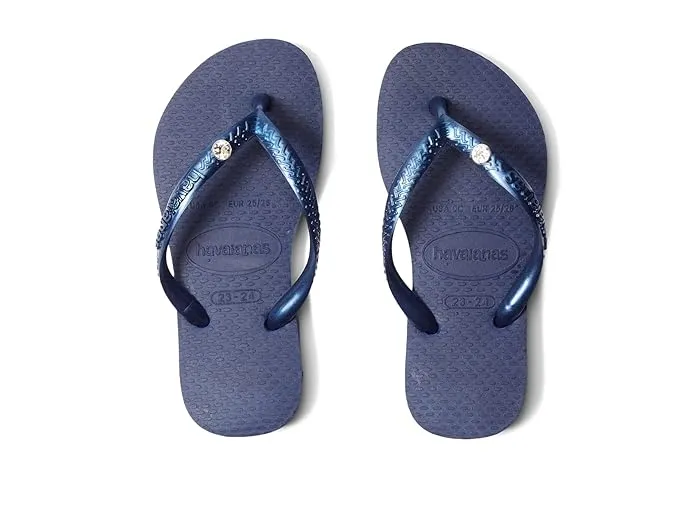 Havaianas Kids Slim Crystal SW II Flip Flop Sandal (Toddler/Little Kid/Big Kid)