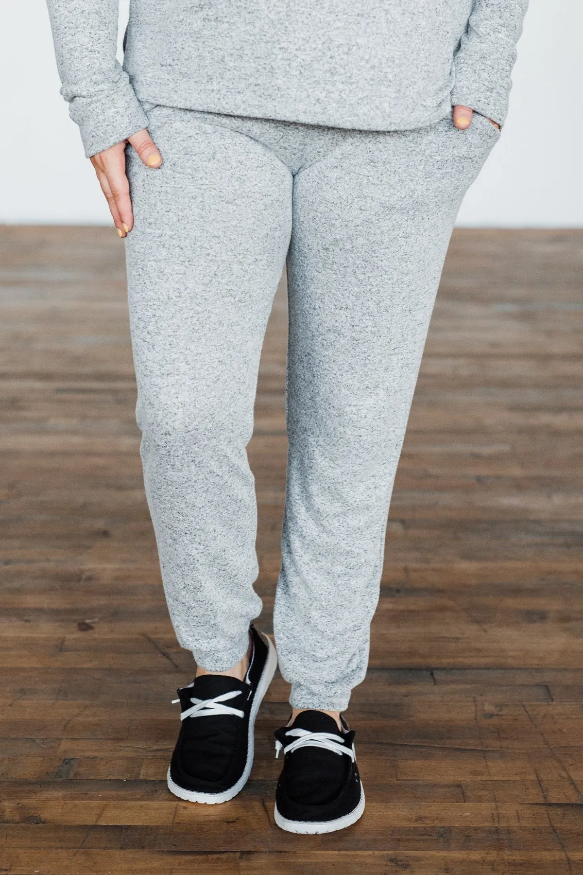 Heather Grey Joggers - Available for All Locations