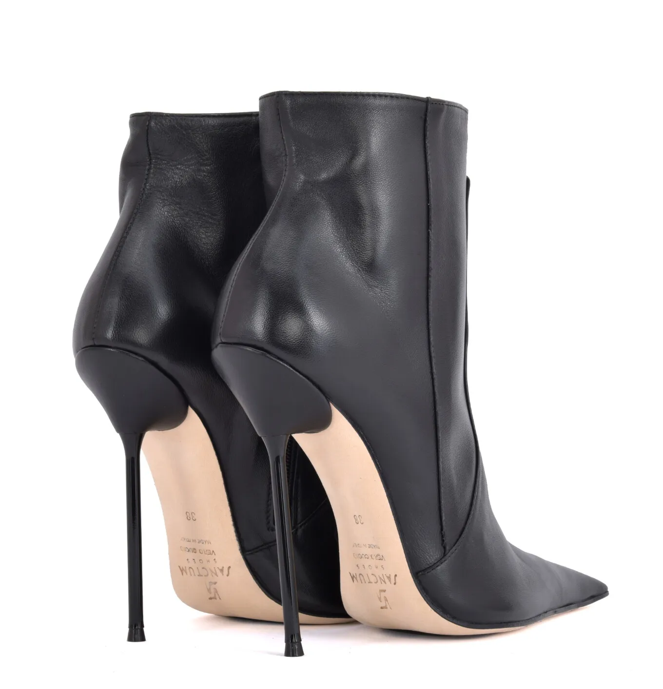 High Italian ankle boots ATHENA with metal heels