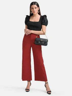 Trendy Wide Leg High Waist Jeans