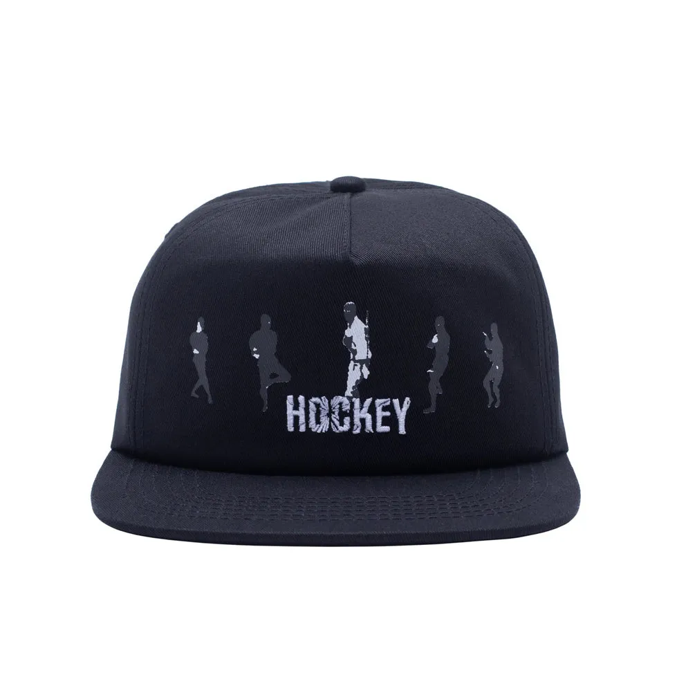 HOCKEY NINJA 6-PANEL HAT // BLACK