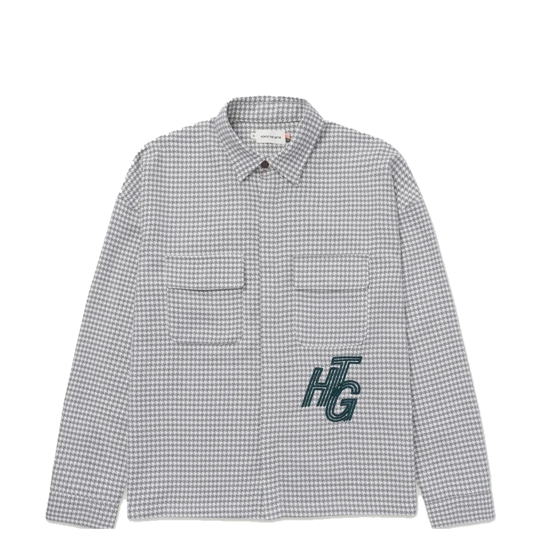 HOUNDSTOOTH HTG SHIRT BONE