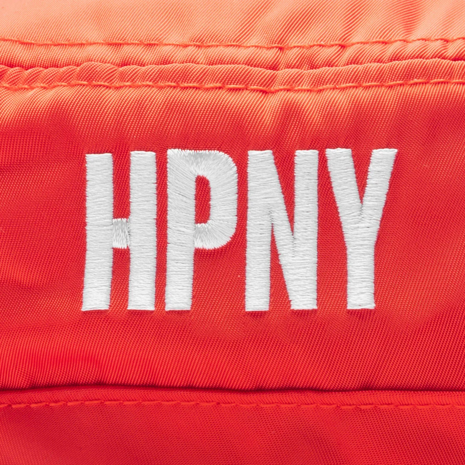 Orange/White HPNY EMB Nylon Bucket Hat