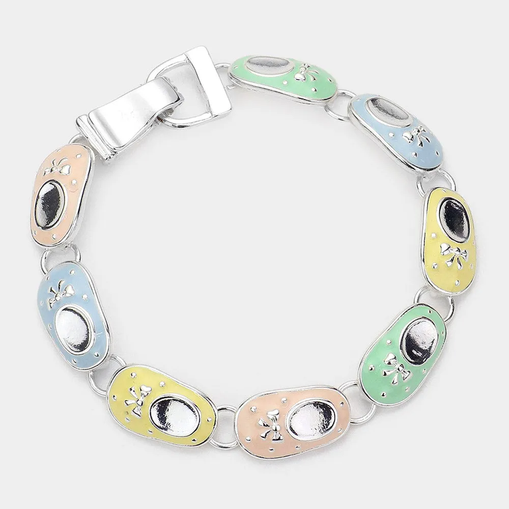 iLLASPARKZ Enamel Sneakers Link Magnetic Bracelet