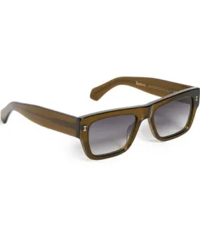 Illesteva Belluna Seaweed Sunglasses Seaweed w/ Grey Flat Gradient One Size