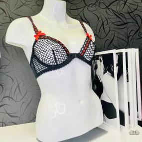 Jaccinta Bra Black Red - Shop Now