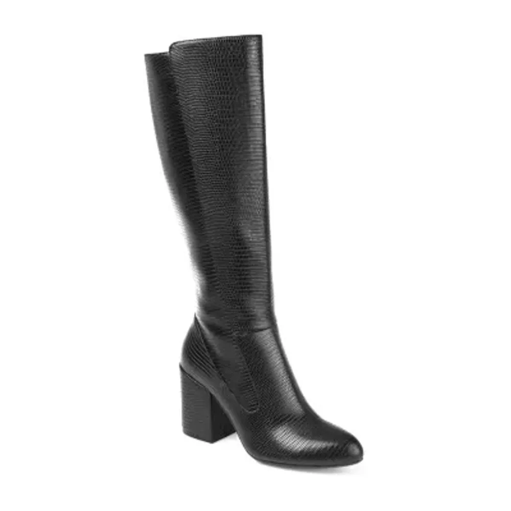 Journee Collection Womens Tavia Block Heel Dress Boots