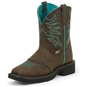 Justin Women's Mandra Chocolate Puma - Brown Leather Boot