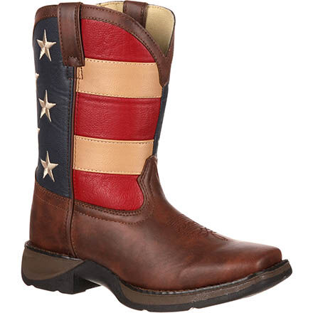 Kid's Patriotic Western Flag Boot