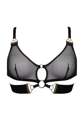 kora soft cup bra black