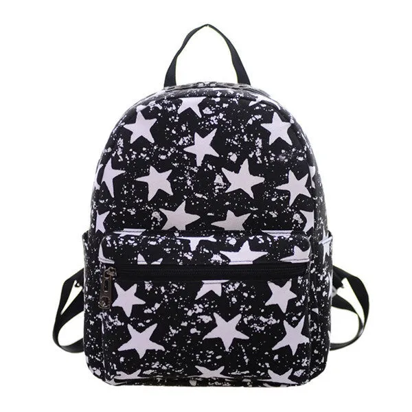 Korean Women's Canvas Backpack for School, Teen Girls Bookbag, Vintage Laptop Shoulder Bag