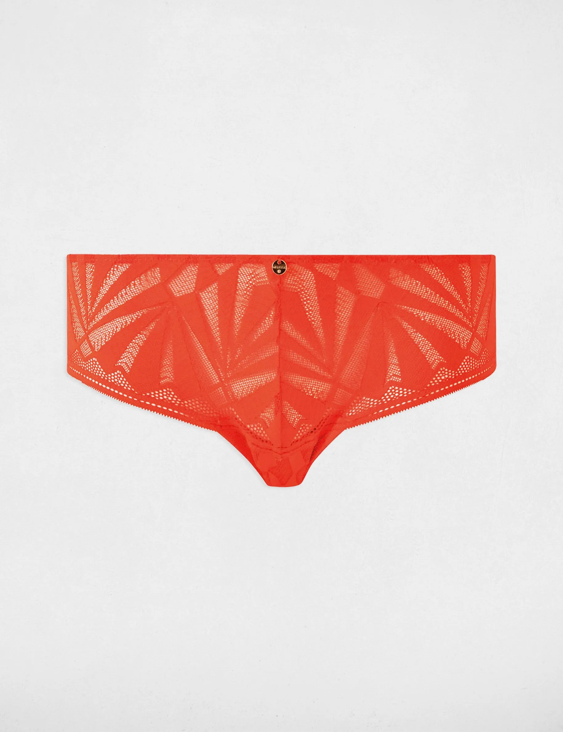 Lace shorties orange ladies'