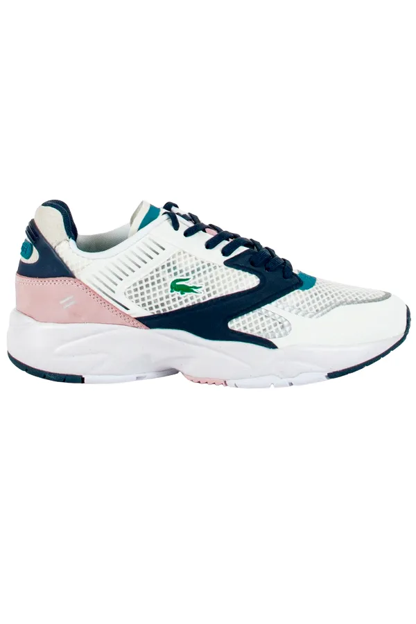 Lacoste Storm 96 Nano Sneakers White/Navy - Women's