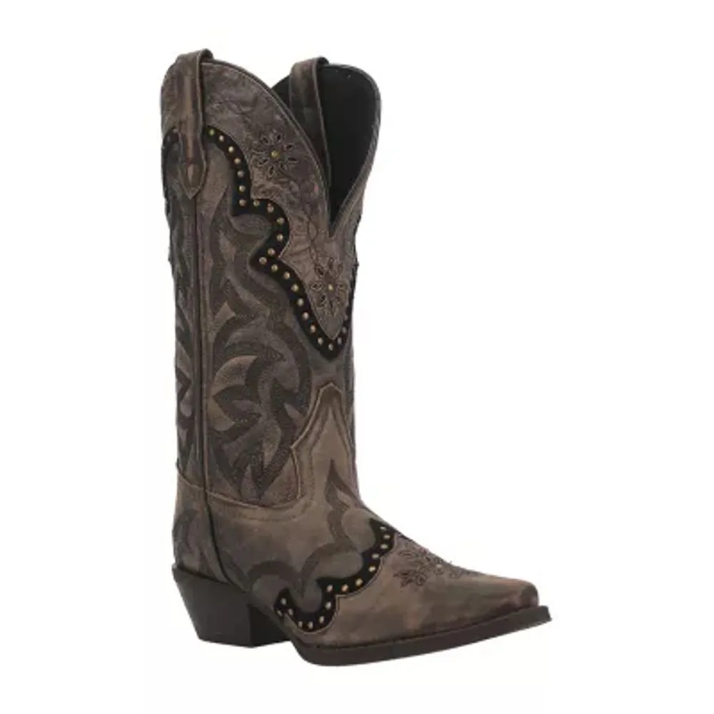 Laredo Womens Skyla Block Heel Cowboy Boots