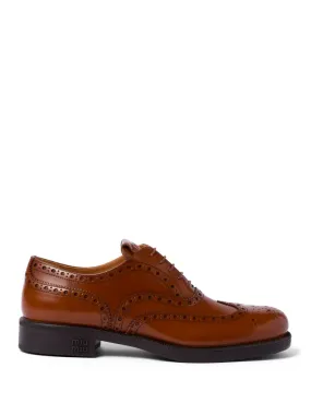 Leather brogue shoes