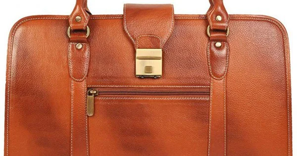 Leather Shoulder Bag(Tan)