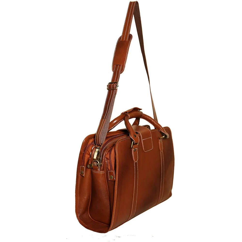 Leather Shoulder Bag(Tan)