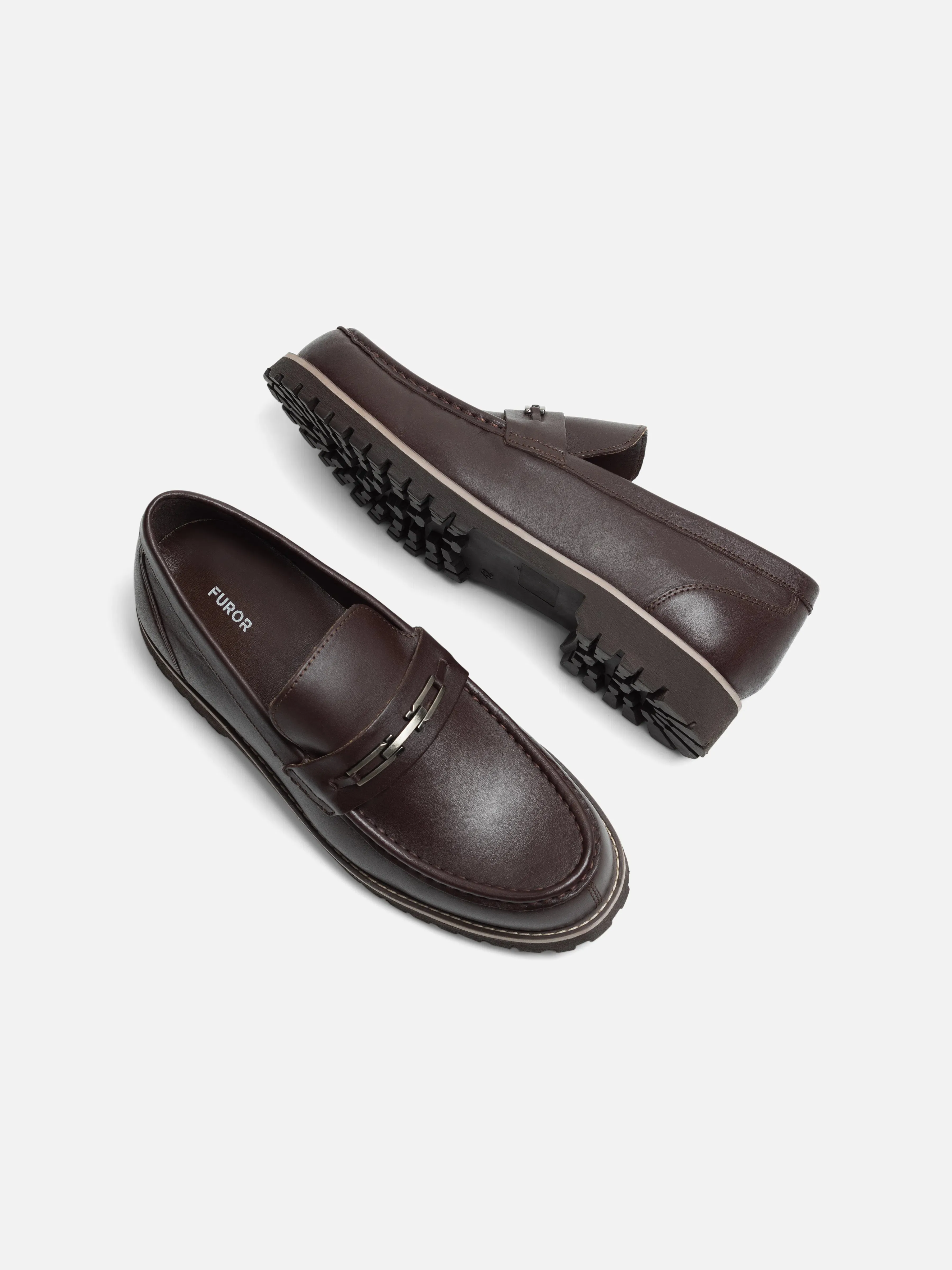 Leather Slip-on Shoes - FAMS24-084