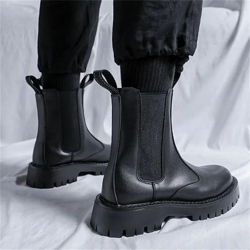 Leather Techwear Boots