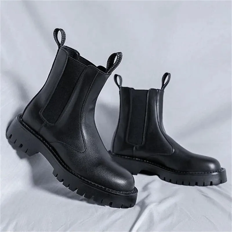 Leather Techwear Boots