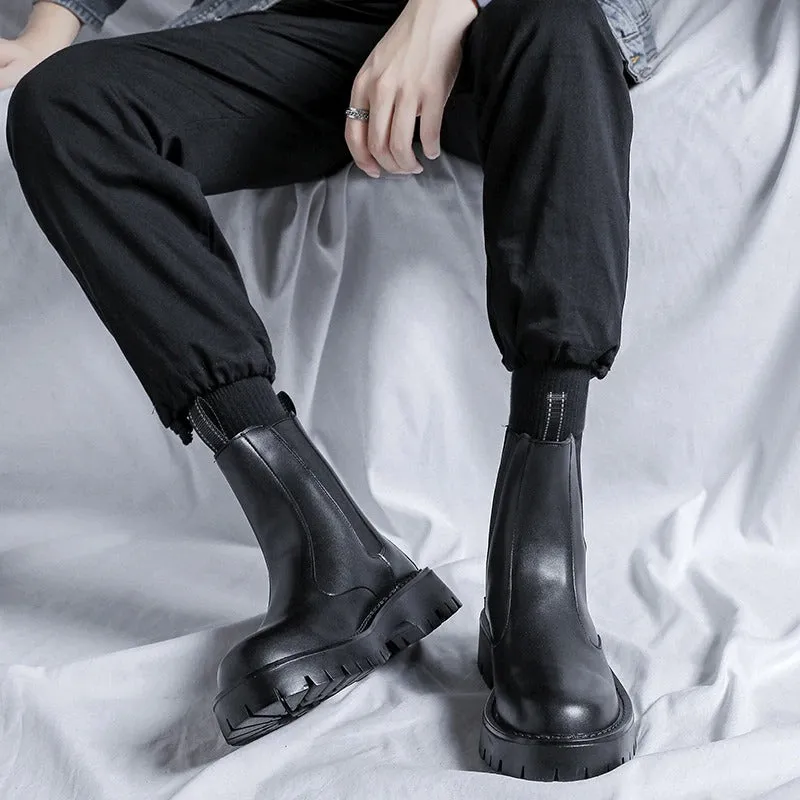 Leather Techwear Boots