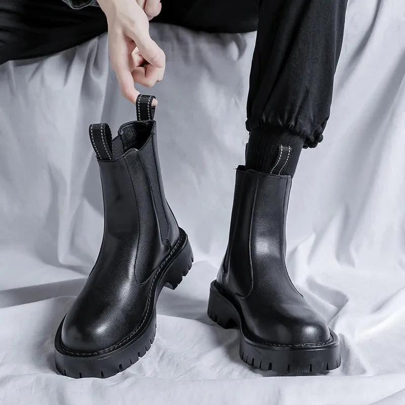 Leather Techwear Boots