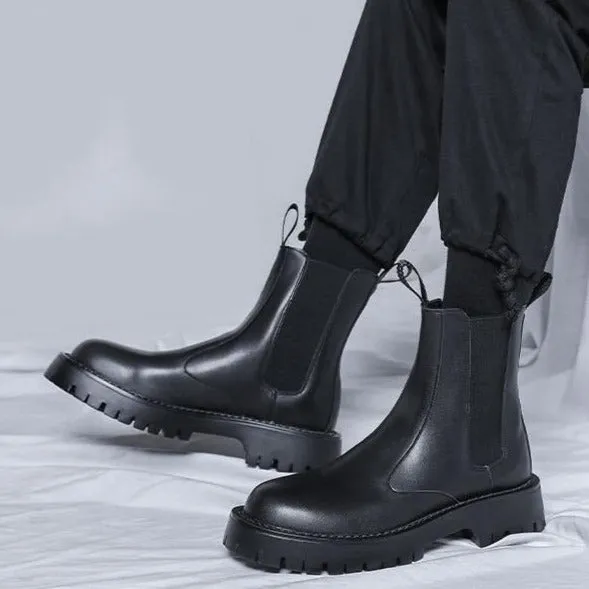 Leather Techwear Boots