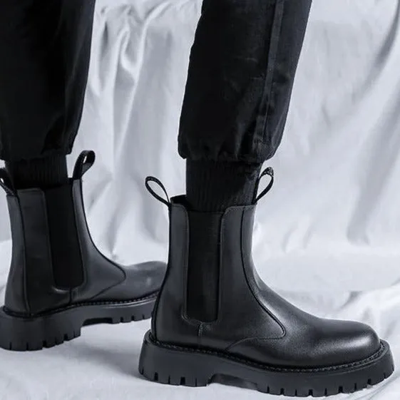 Leather Techwear Boots