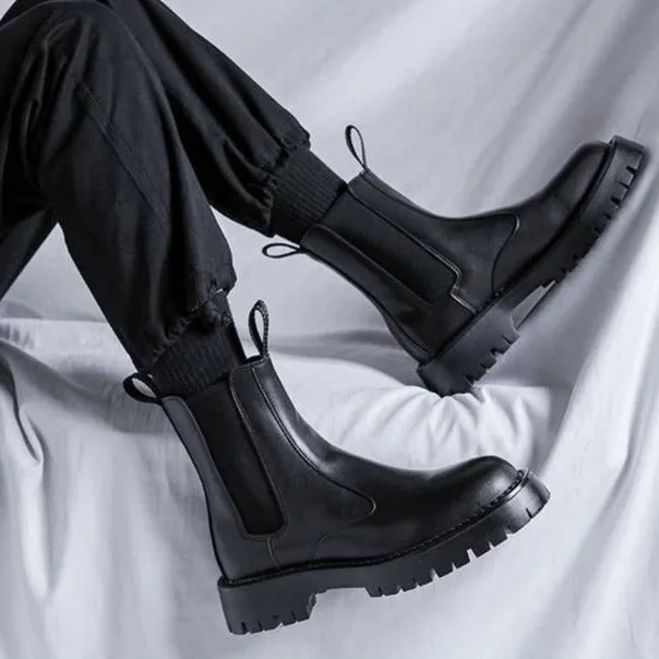 Leather Techwear Boots