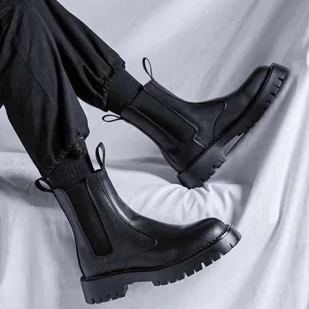 Leather Techwear Boots