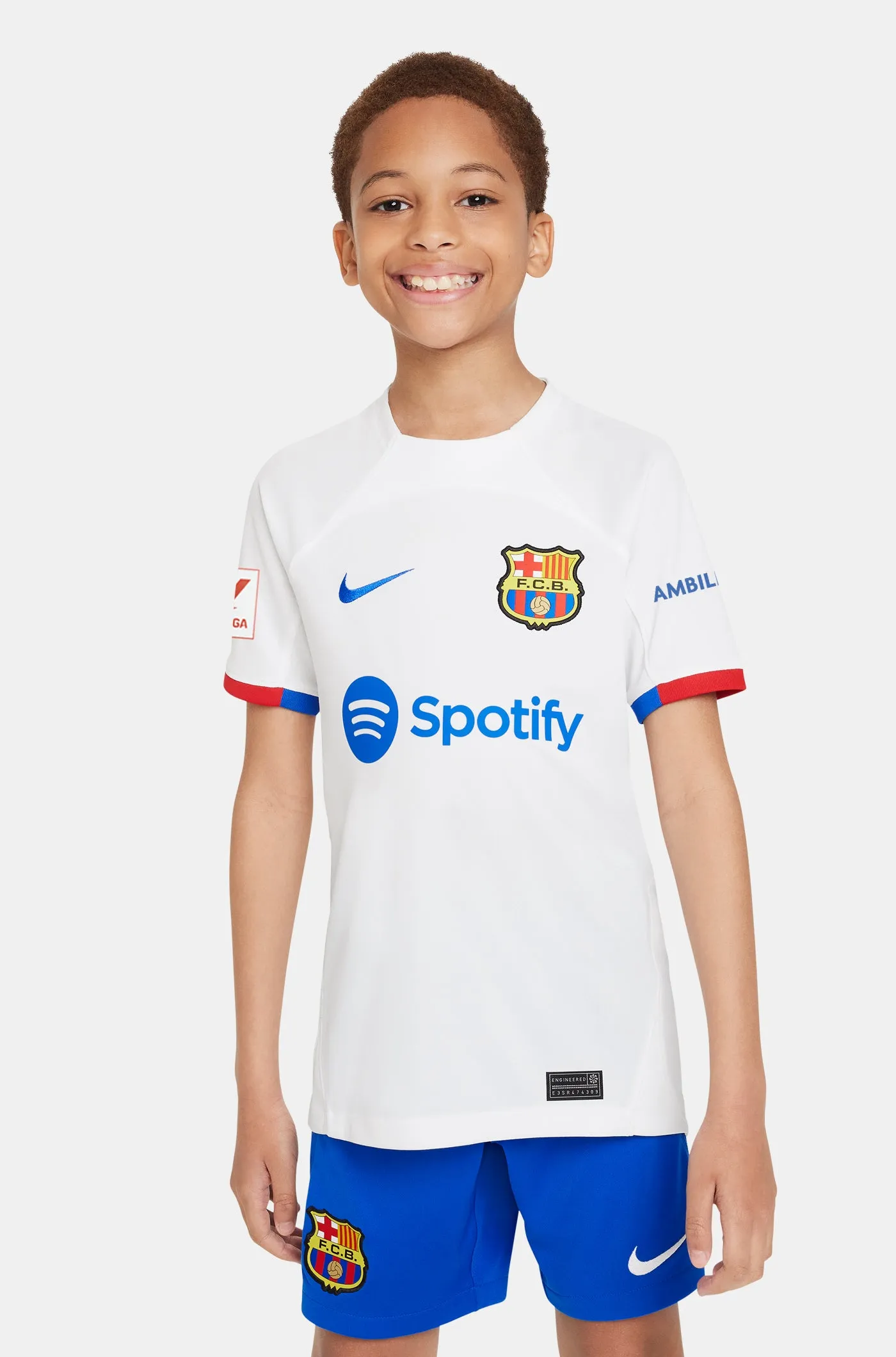 LFP  FC Barcelona away shirt 23/24 “ Junior  - CHRISTENSEN