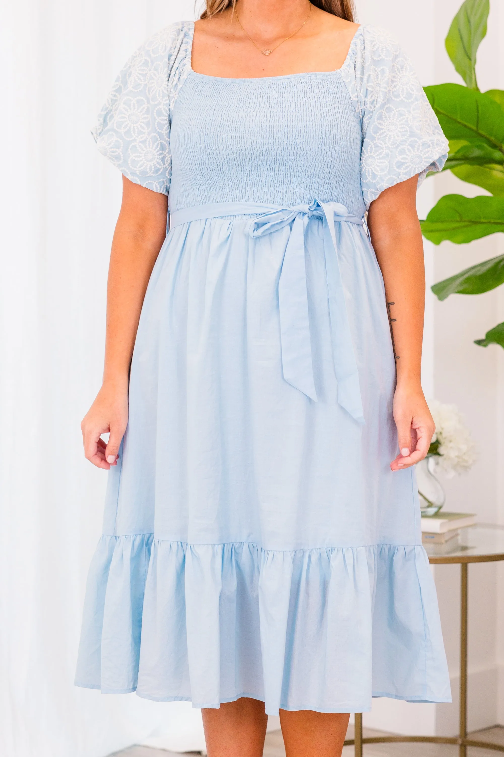 Light Blue Cherished Moment Dress