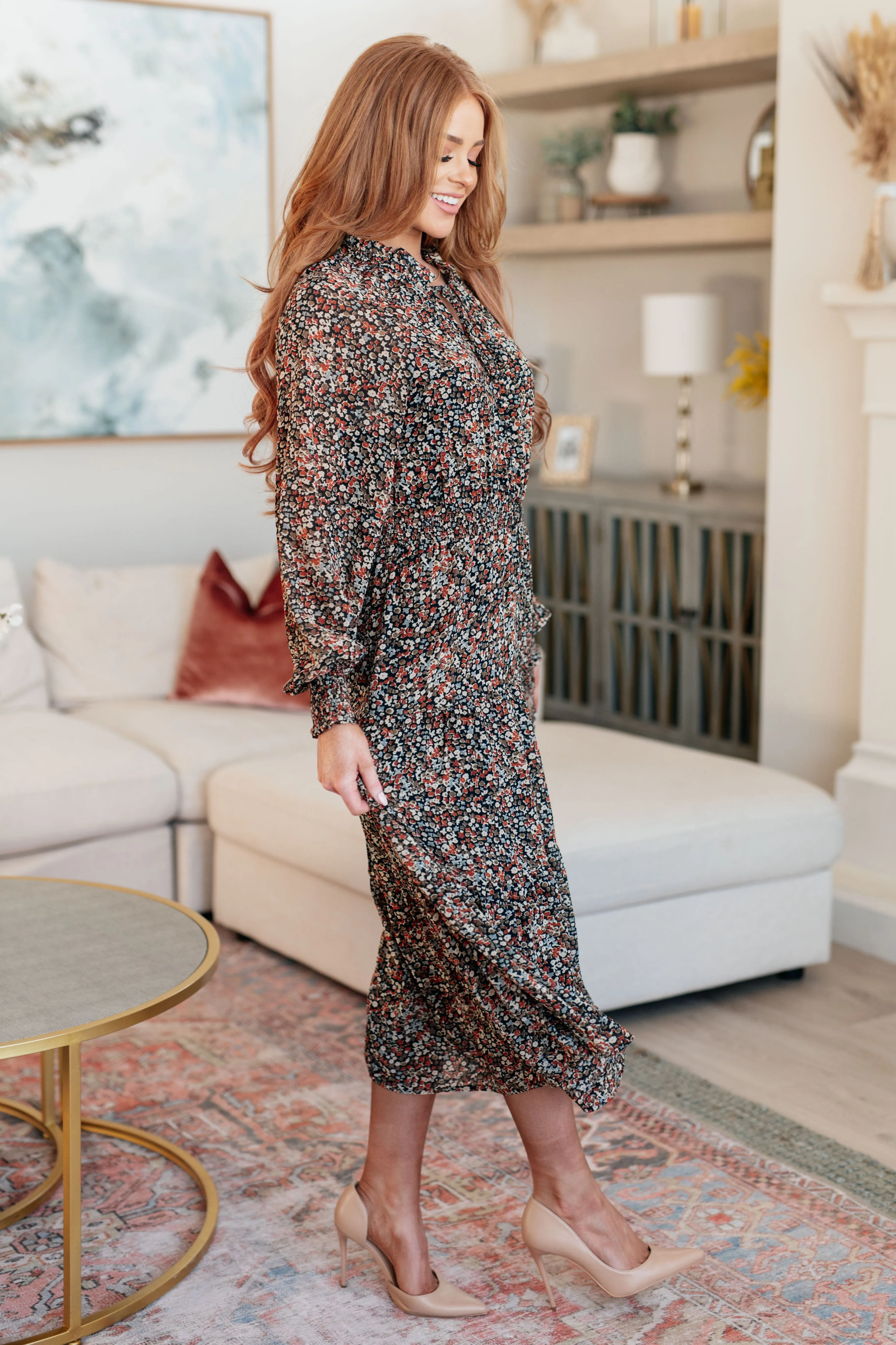 Long Sleeve Maxi Dress for Women - Katherine