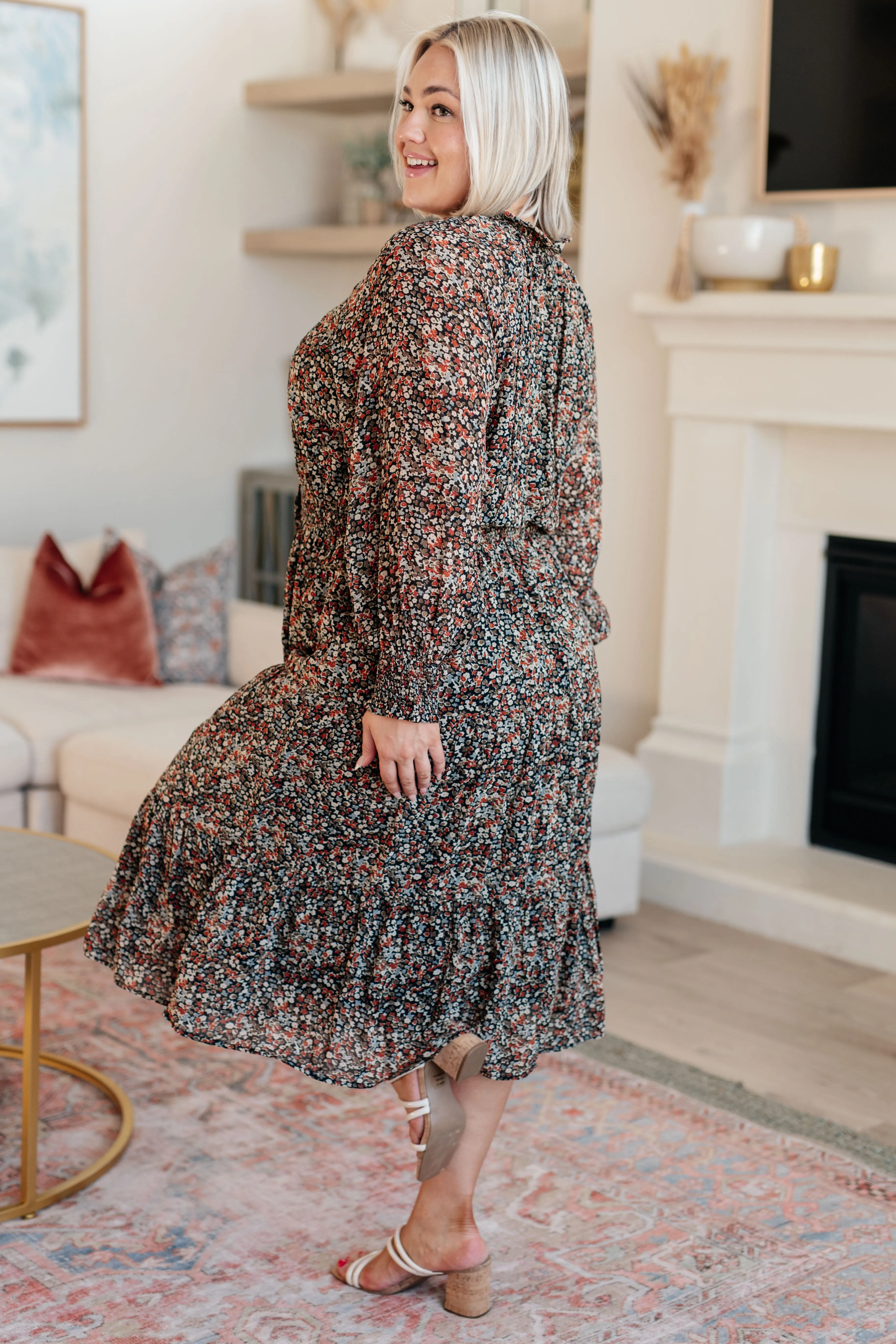 Long Sleeve Maxi Dress for Women - Katherine