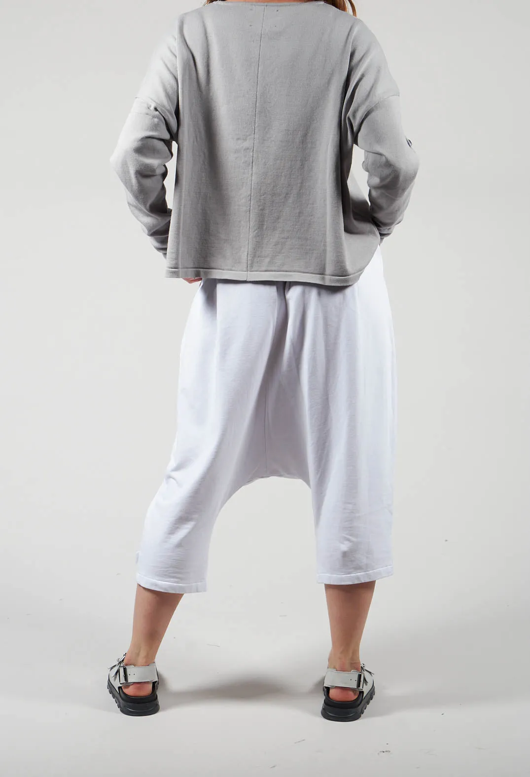 White Luxury Jogger Pants