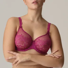 Madison Smooth Lace Effect T-Shirt Bra C-G in Fuchsia Fiesta