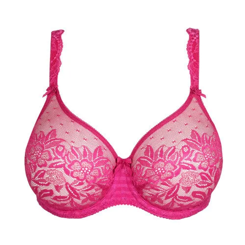 Madison Smooth Lace Effect T-Shirt Bra C-G in Fuchsia Fiesta