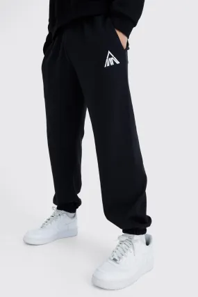 Man Triangle Regular Joggers | boohooMAN UK