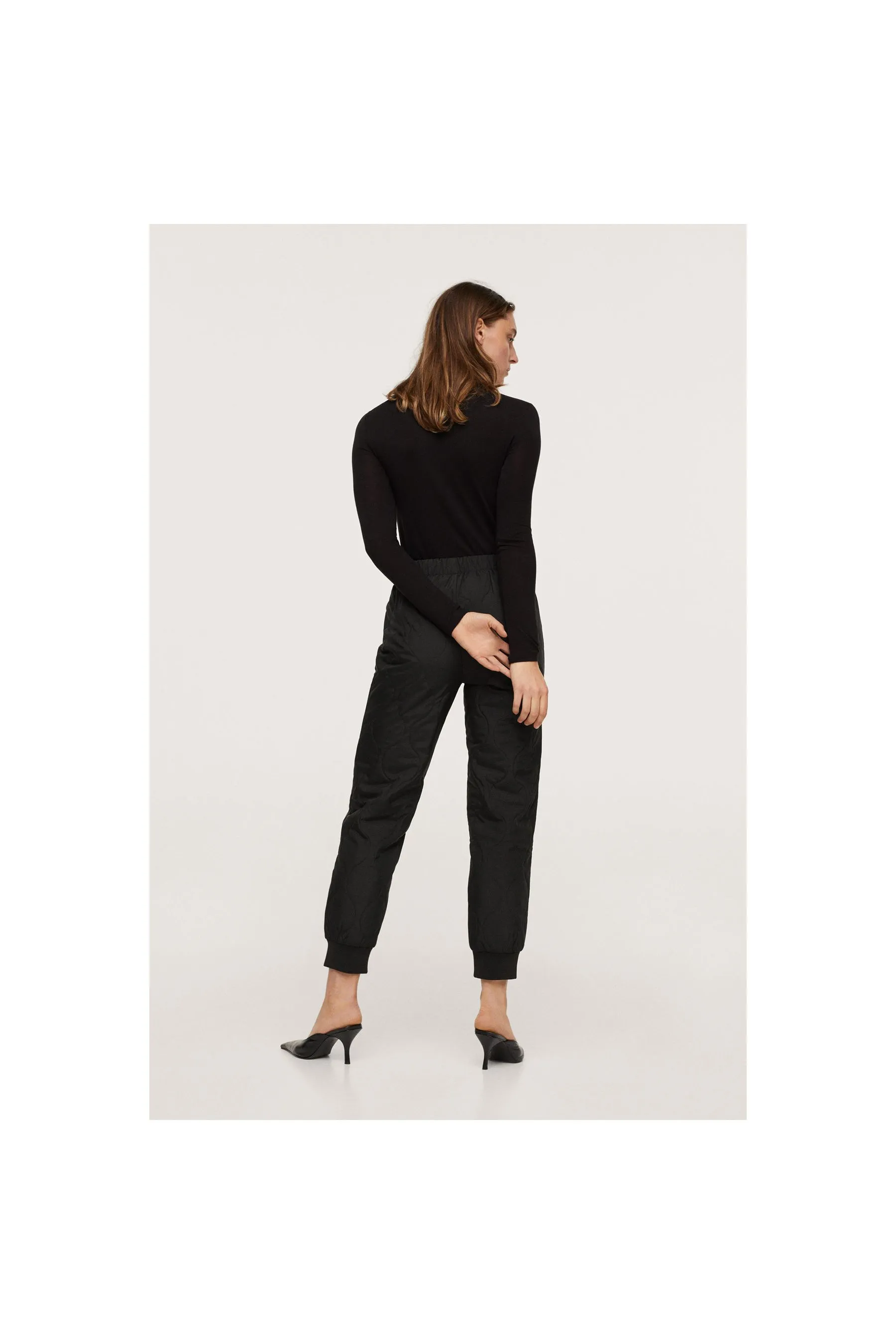 MANGO Women's Padded Jogging Bottoms