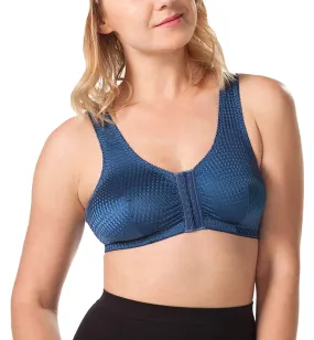 Marlene Zig-Zag Sapphire Front Closure Bra - 151