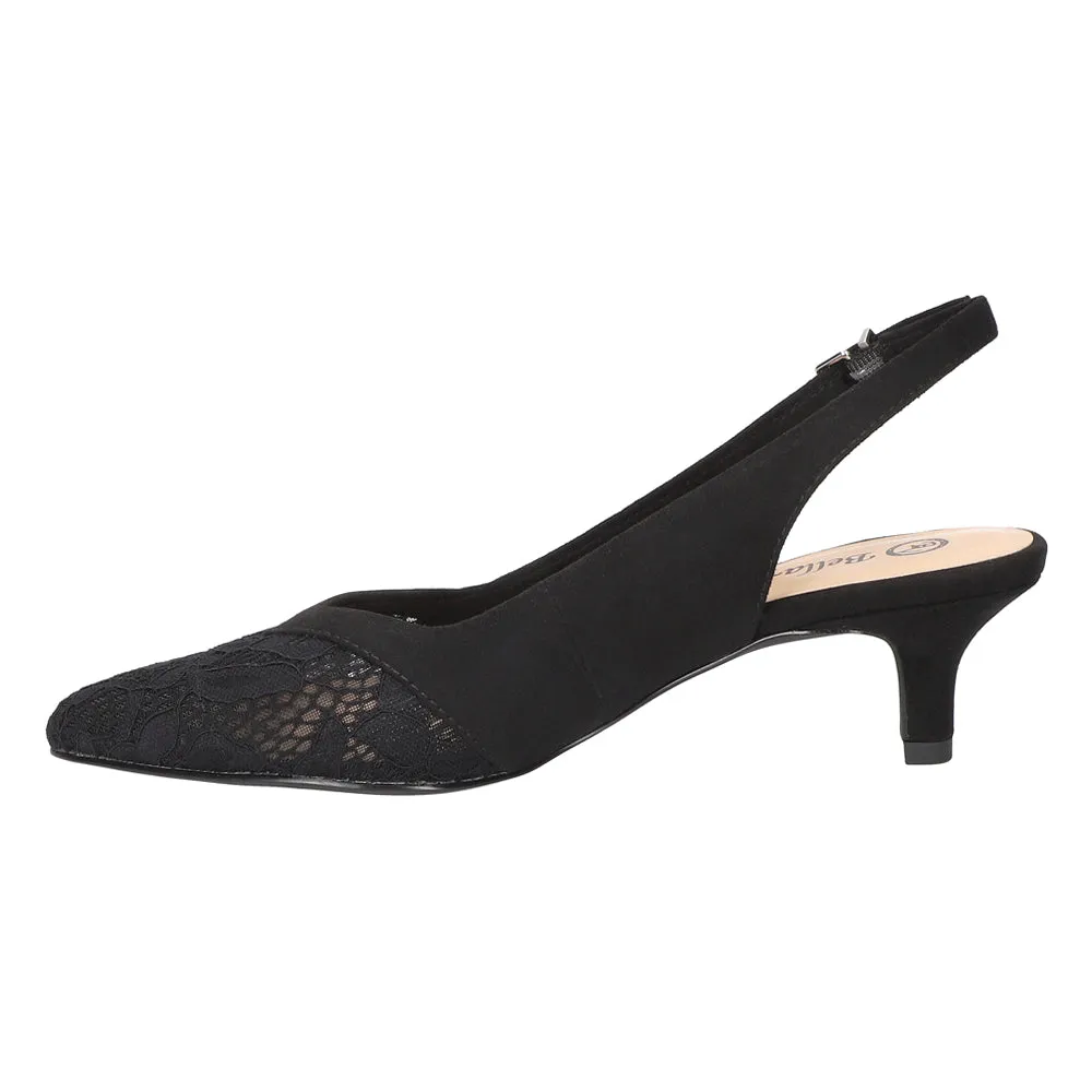 Marquette Kitten Heel Sling Back Pumps