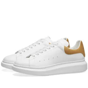 McQueen Camel & White Heel Tab Wedge Sole Sneakers