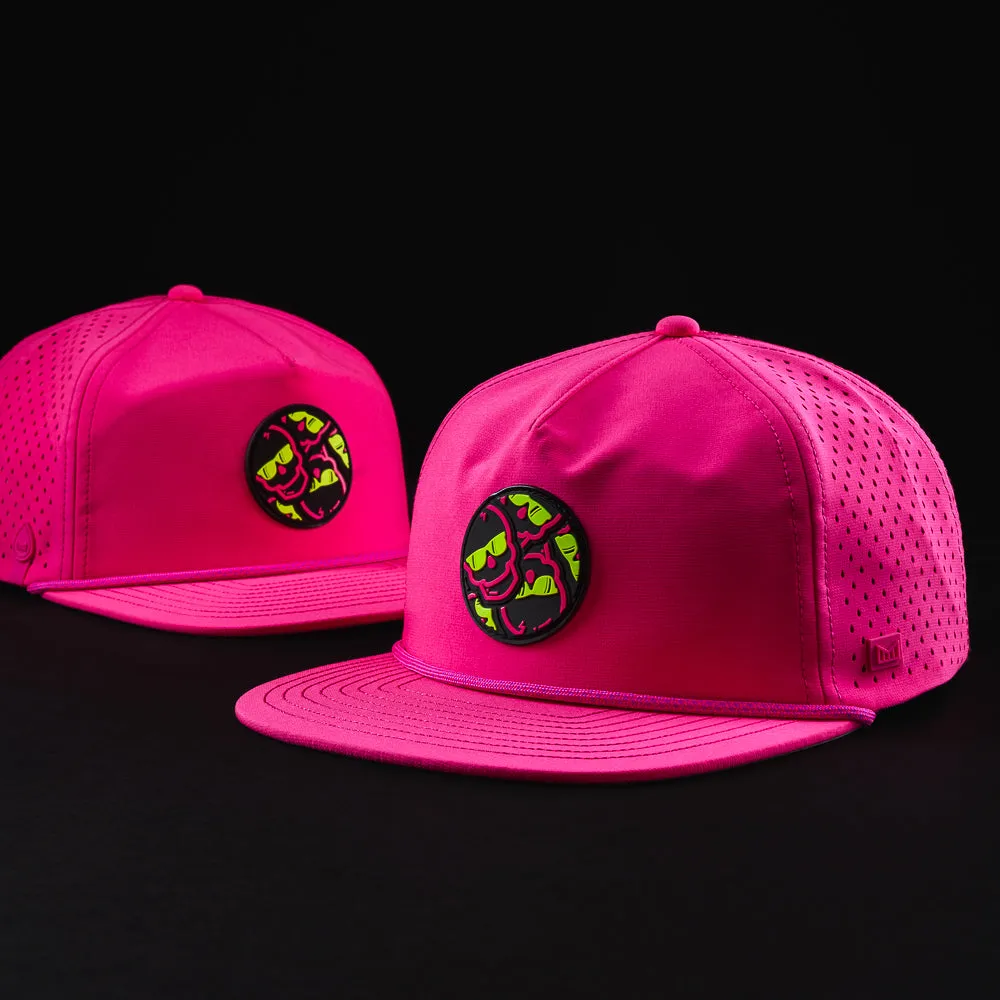 Melin Coronado Skulls Pink Snapback Hat