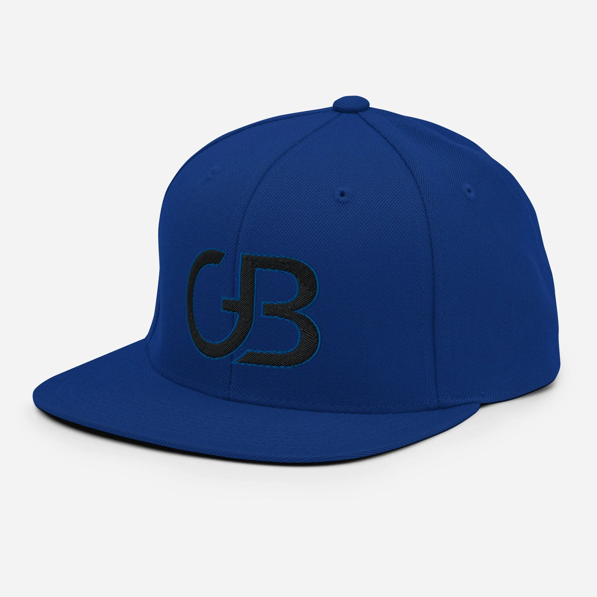 Men and Women Gerald Black Embroidery Snapback Flat Brim Baseball Hat