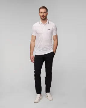 Men's white polo shirt BOSS x MATTEO BERRETTINI Patteo 50513181-100