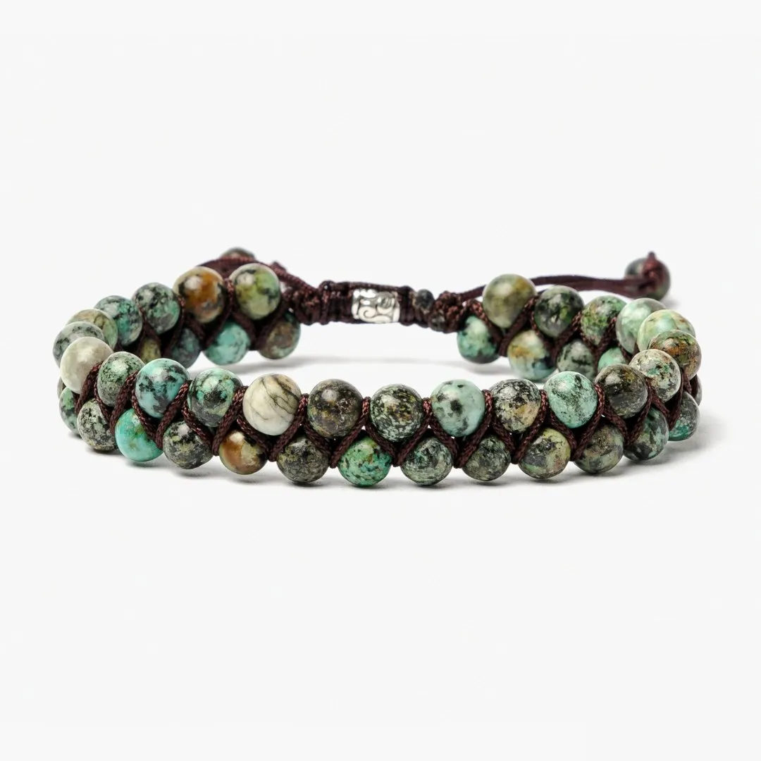 Stylish African Turquoise Bracelet