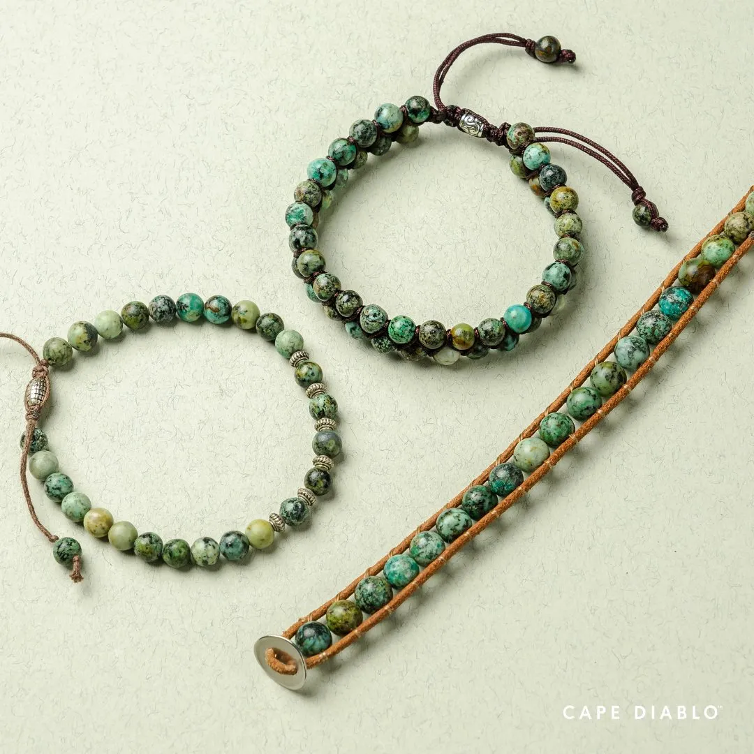 Stylish African Turquoise Bracelet