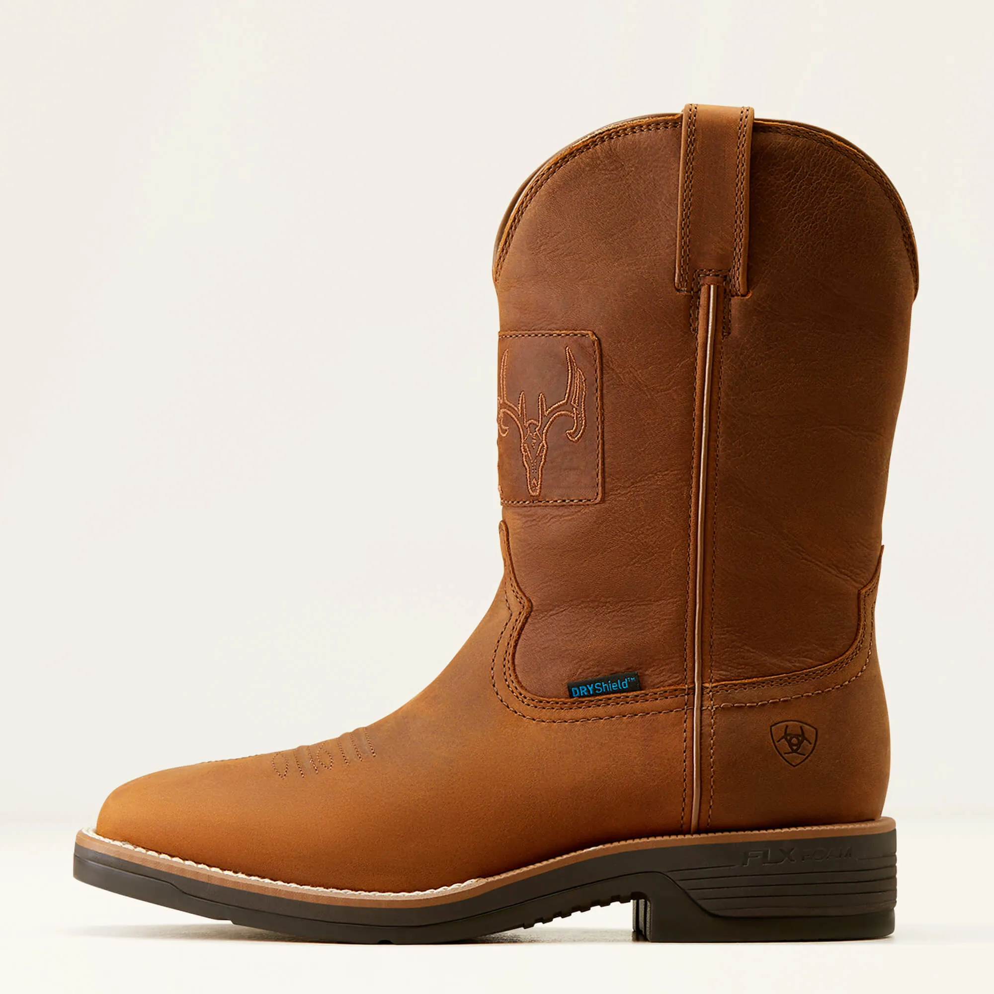 Men's Ariat Brown Ridgeback Waterproof Cowboy Boot - Country Style