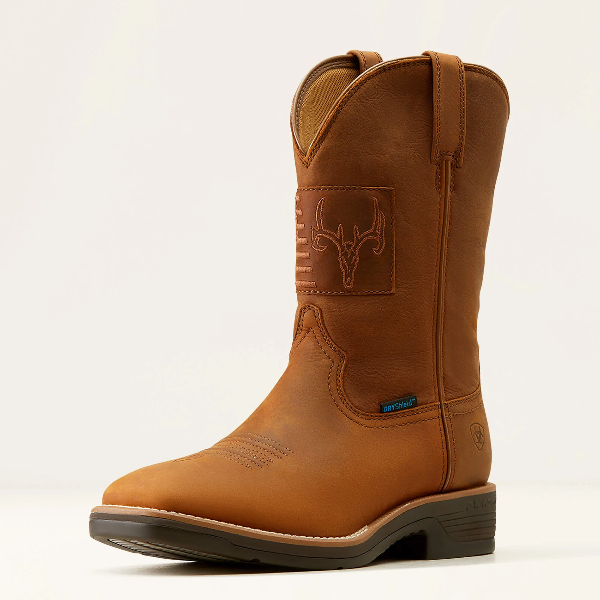 Men's Ariat Brown Ridgeback Waterproof Cowboy Boot - Country Style