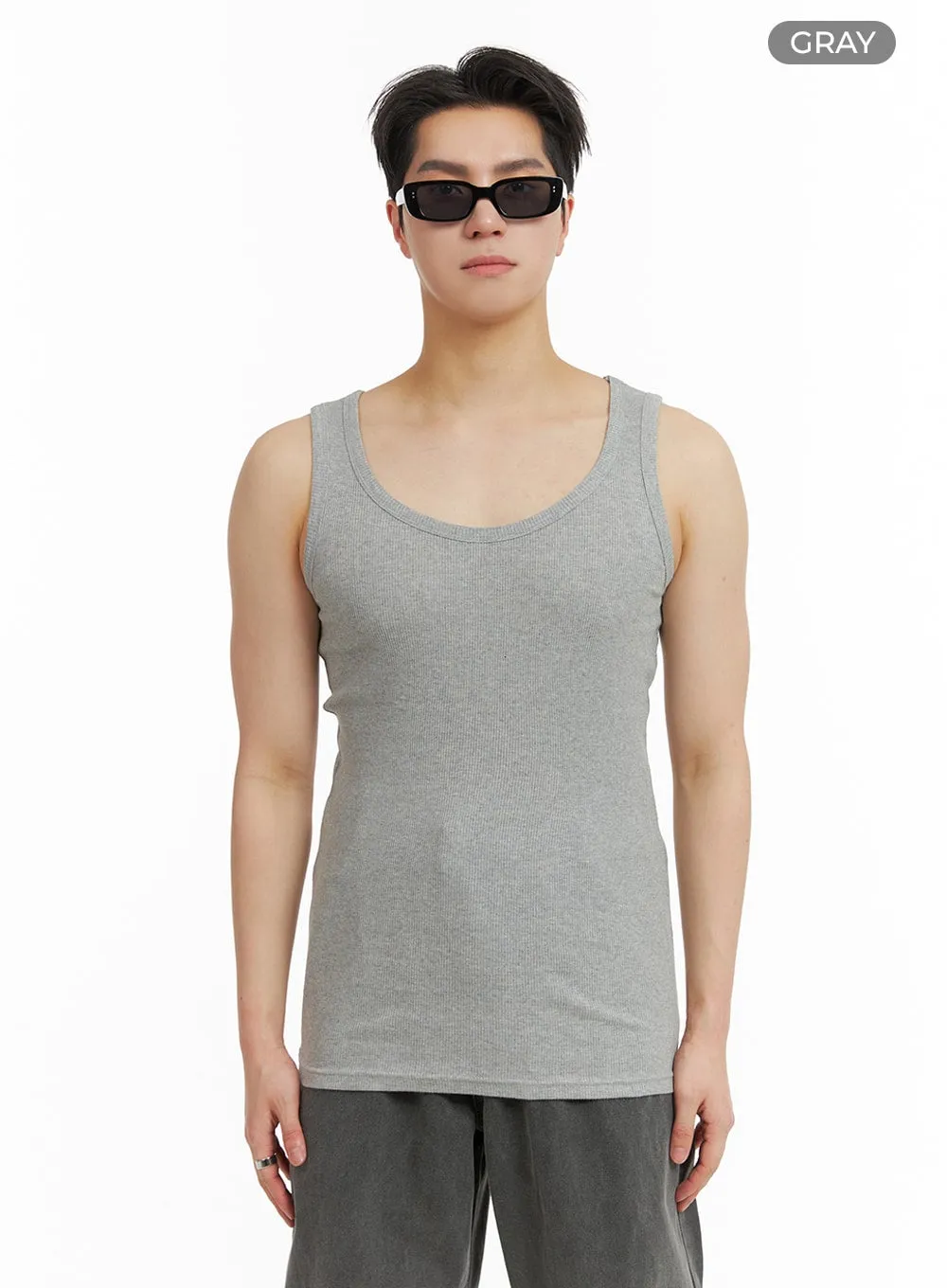 Men's Plain Tank Top